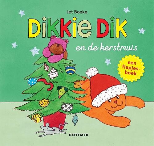 Foto van Dikkie dik en de kerstmuis - jet boeke - kartonboekje;kartonboekje (9789025775667)