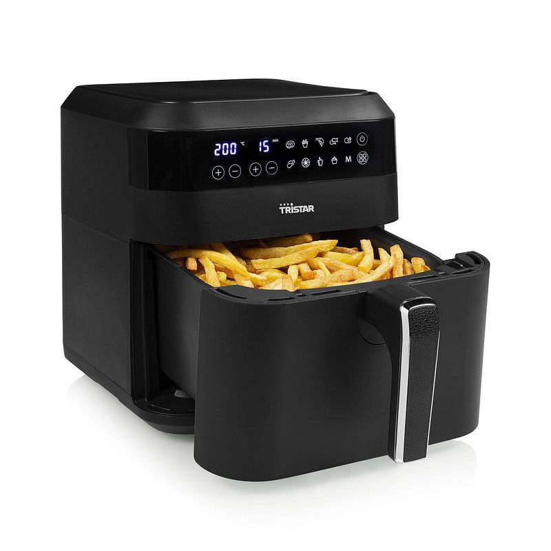 Foto van Tristar fr-6999 digitale airfryer xxl - 6 l - digitaal bedieningspaneel - geschikt voor het hele gezin