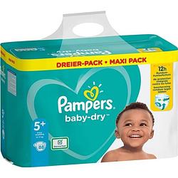 Foto van Pampers - baby dry - maat 5+ - mega pack - 88 luiers