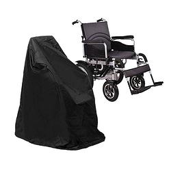 Foto van Rolstoel afdekhoes zwart beschermingshoes voor rolstoel