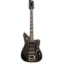 Foto van Duesenberg paloma black sparkle elektrische gitaar met duesenberg custom line bag