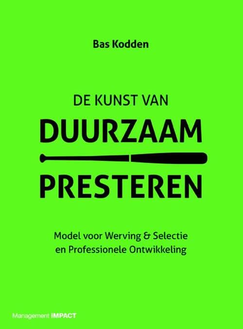 Foto van De kunst van duurzaam presteren - bas kodden - paperback (9789462762763)