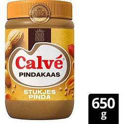 Foto van Calve pindakaas stukjes pinda 650g bij jumbo