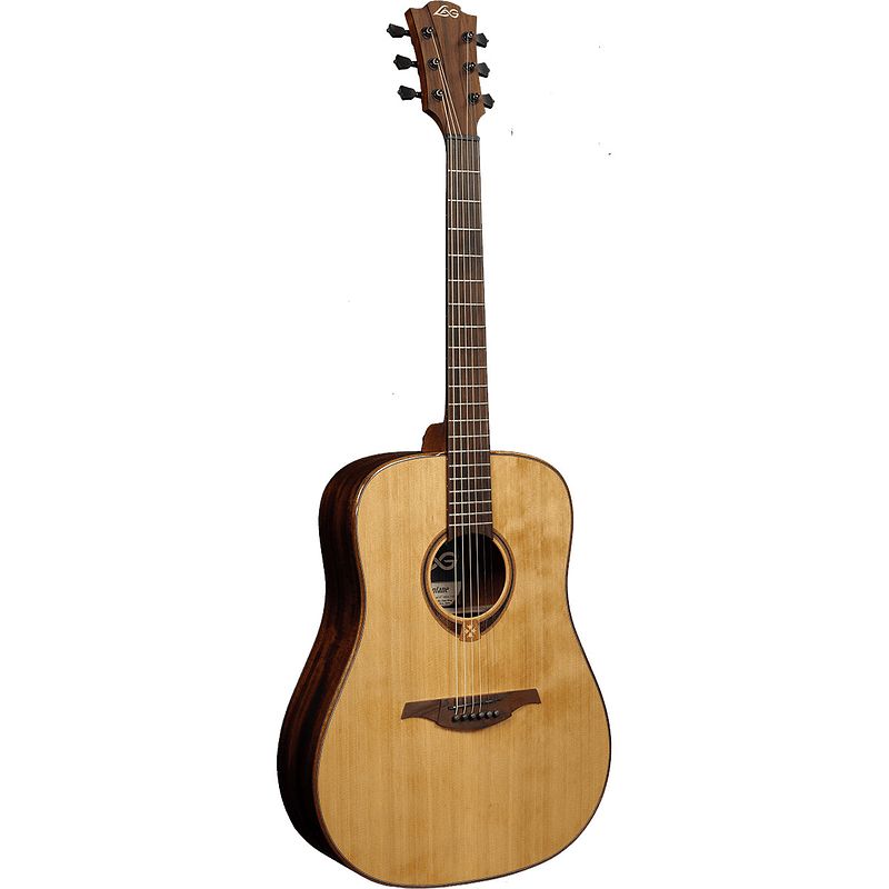 Foto van Lag guitars tramontane 118 t118d natural akoestische westerngitaar