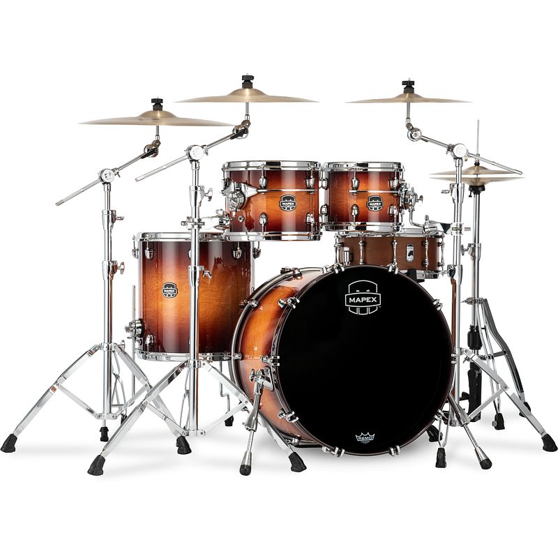 Foto van Mapex se529xbpo saturn evolution birch stage rock exotic sunburst 4d. shellset