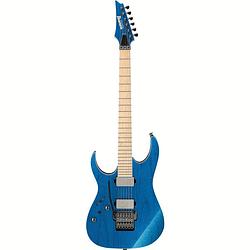 Foto van Ibanez rg5120ml prestige frozen ocean linkshandige elektrische gitaar met koffer