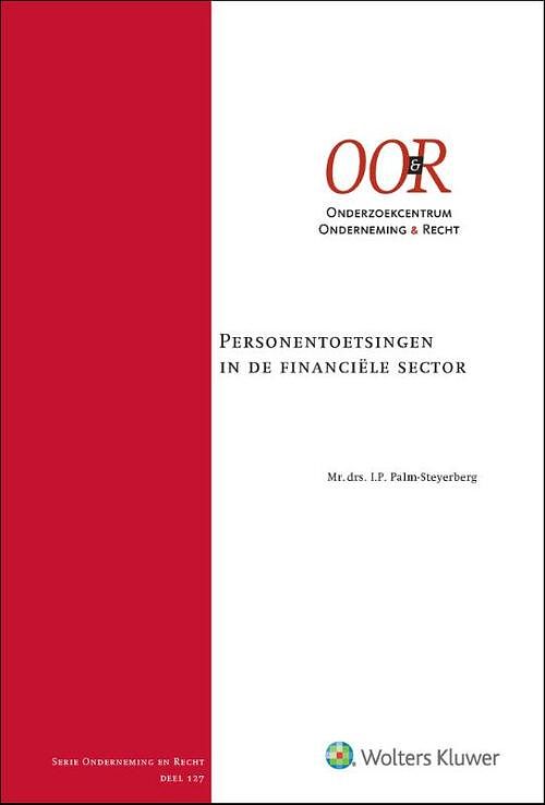 Foto van Personentoetsingen in de financiële sector - i.p. palm-steyerberg - hardcover (9789013164459)