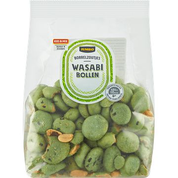 Foto van Jumbo borrelzoutjes wasabi bollen 250g