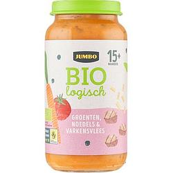 Foto van Jumbo babyvoeding biologisch groenten, noedels & varkensvlees 15+ maanden 250g