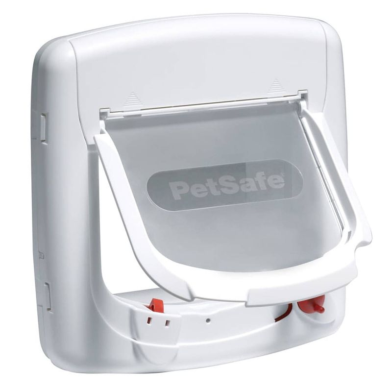 Foto van Petsafe kattenluik tot 7 kg magnetisch slot wit 400