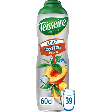 Foto van Teisseire zero suiker ice tea perzik siroop 60cl bij jumbo