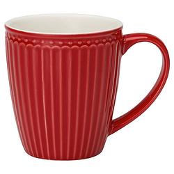 Foto van Greengate koffiemok alice rood 300 ml - h 10 cm - ø 9.5 cm