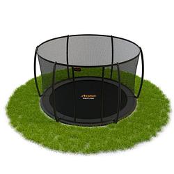 Foto van Avyna pro-line flatlevel trampoline met veiligheidsnet - ø 305 cm (10ft) - grijs