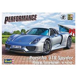 Foto van Revell modelbouwset porsche 918 spyder 1:24 zilver 129-delig