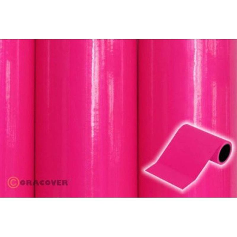 Foto van Oracover oratrim 27-025-005 decoratiestrepen (l x b) 5 m x 9.5 cm roze (fluorescerend)