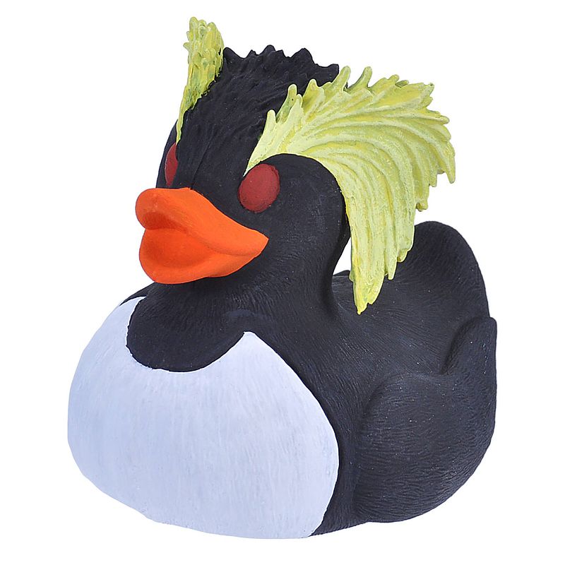 Foto van Wild republic badeend pinguin junior 10 cm wit/zwart