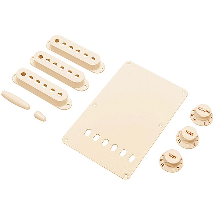 Foto van Fender accessoire kit voor stratocaster aged white