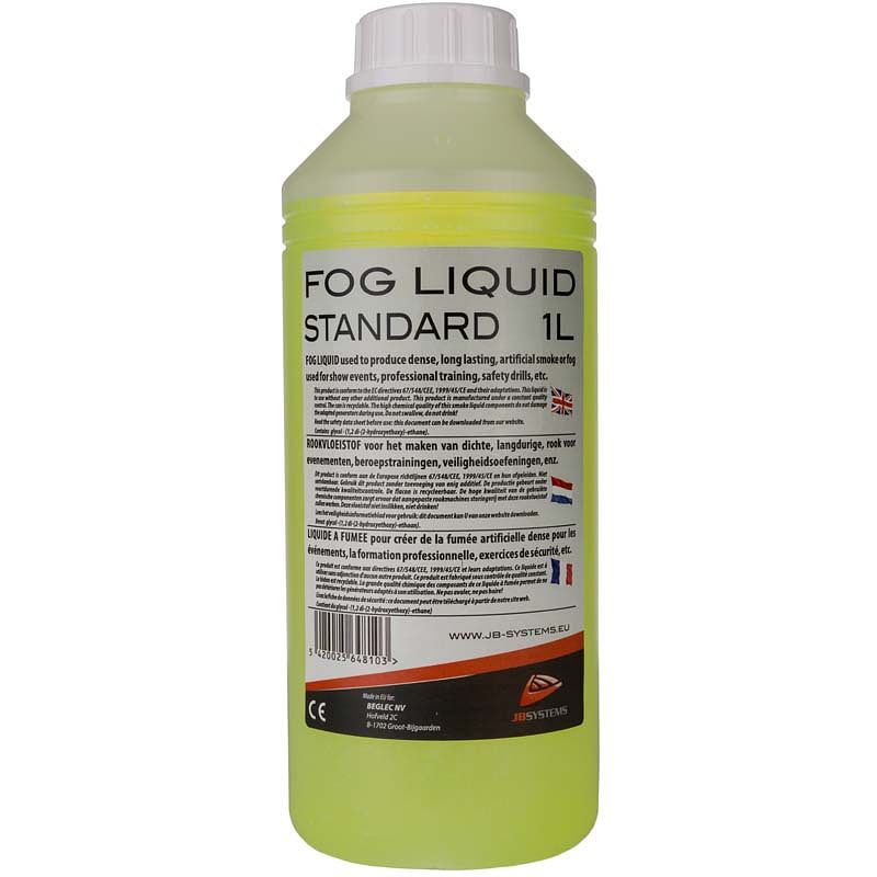 Foto van Jb systems fog liquid std 1l rookvloeistof standaard 1 liter wit