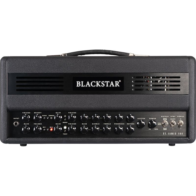 Foto van Blackstar st. james 100 head 100 watt buizenversterker top