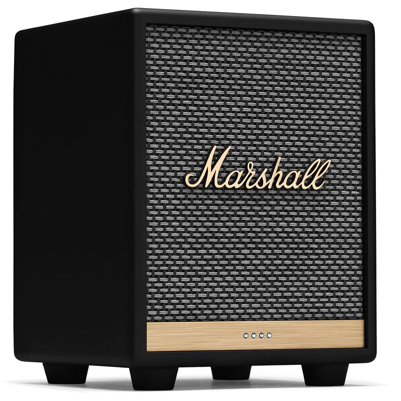 Foto van Marshall lifestyle uxbridge voice google assistant black bluetooth-speaker