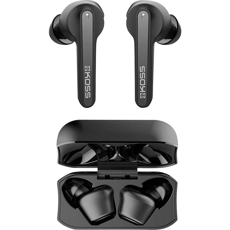 Foto van Koss tws150i in ear oordopjes bluetooth zwart waterbestendig