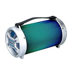 Foto van Dunlop bluetooth speaker - draadloos - draagbaar - 20 watt - led-licht - karaokefunctie