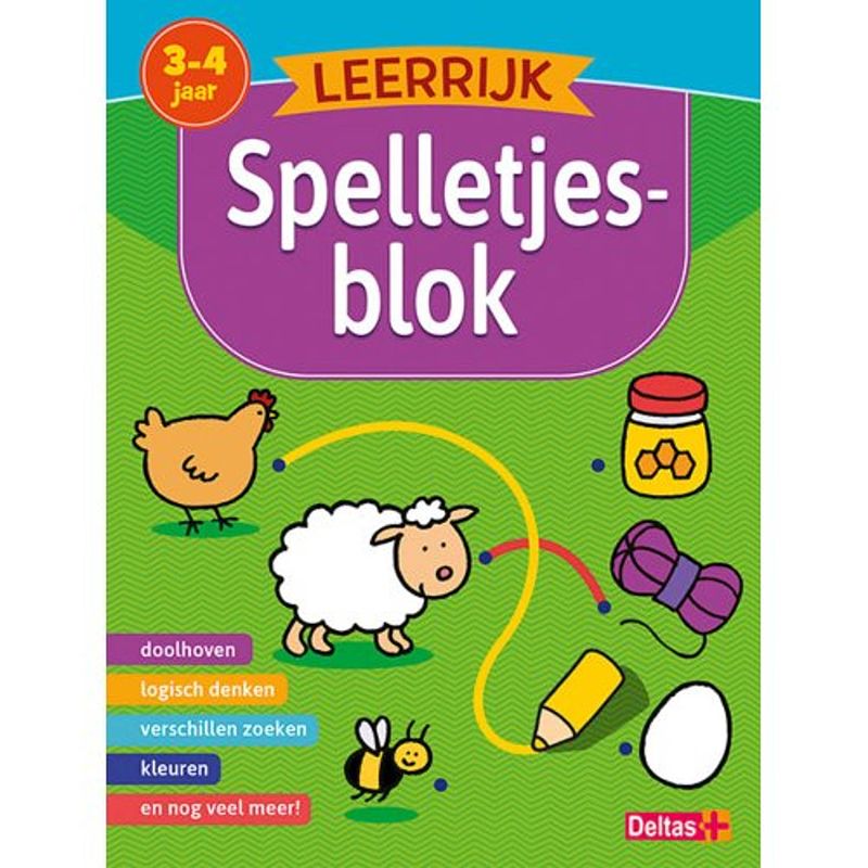 Foto van Leerrijk spelletjesblok - leerrijk