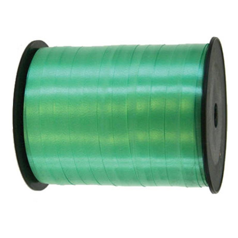 Foto van Cadeaulint/sierlint in de kleur groen 5 mm x 500 meter - cadeauversiering