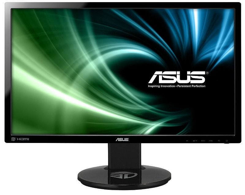 Foto van Asus vg248qe monitor zwart