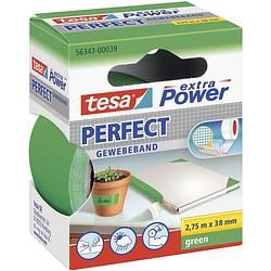 Foto van Tesa perfect 56343-00039-03 textieltape tesa extra power groen (l x b) 2.75 m x 38 mm 1 stuk(s)