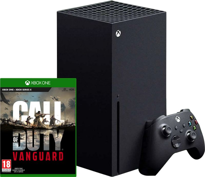 Foto van Xbox series x + call of duty vanguard
