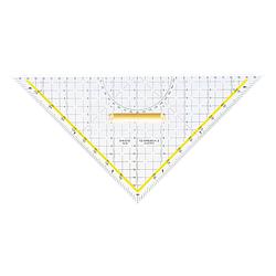 Foto van Tekendriehoek aristo 32,5cm met houten greep