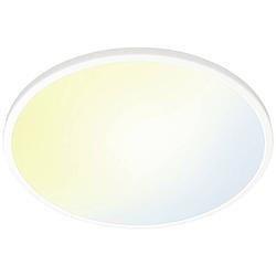 Foto van Wiz 8719514554931 superslim wiz ceiling 22w w rd 27-65k tw led-plafondlamp 22 w wit