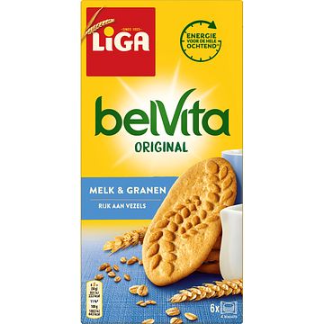 Foto van Liga belvita melk & granen koekjes 300g bij jumbo