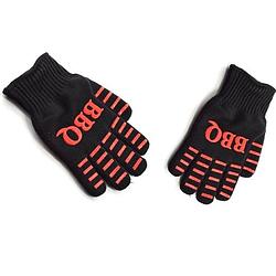 Foto van Hittebestendige handschoenen - 2 stuks - ovenwanten - bbq - beschermend - oven - antislip - barbecue - bbq handschoenen