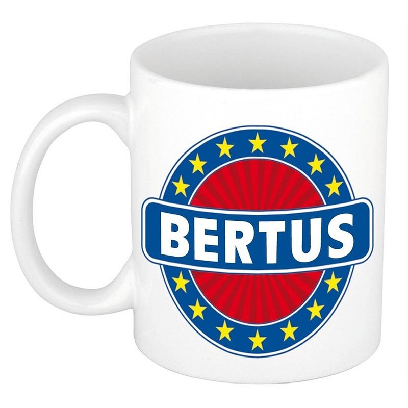 Foto van Bertus naam koffie mok / beker 300 ml - namen mokken