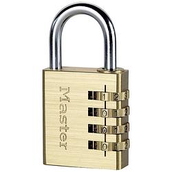 Foto van Master lock combinatiehangslot geel 40 mm aluminium 604eurd