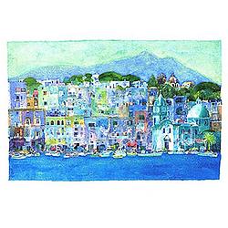 Foto van Ralf westphal - procida / kampanien kunstdruk 100x70cm