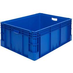 Foto van 1658149 stapelbak geschikt voor levensmiddelen (l x b x h) 800 x 600 x 320 mm blauw 1 stuk(s)