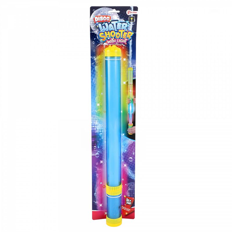 Foto van Toi-toys waterspuiter disco met licht junior 48 cm blauw