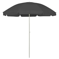 Foto van Vidaxl strandparasol 240 cm antracietkleurig