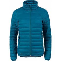 Foto van Outdoorjas fara dames nylon blauwgroen maat l