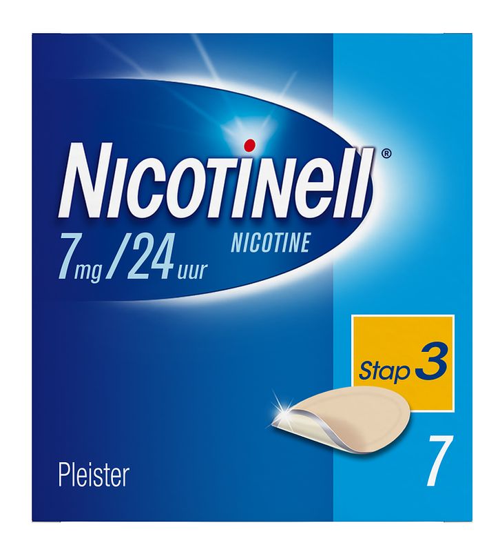 Foto van Nicotinell pleisters 7 mg - voor stoppen met roken