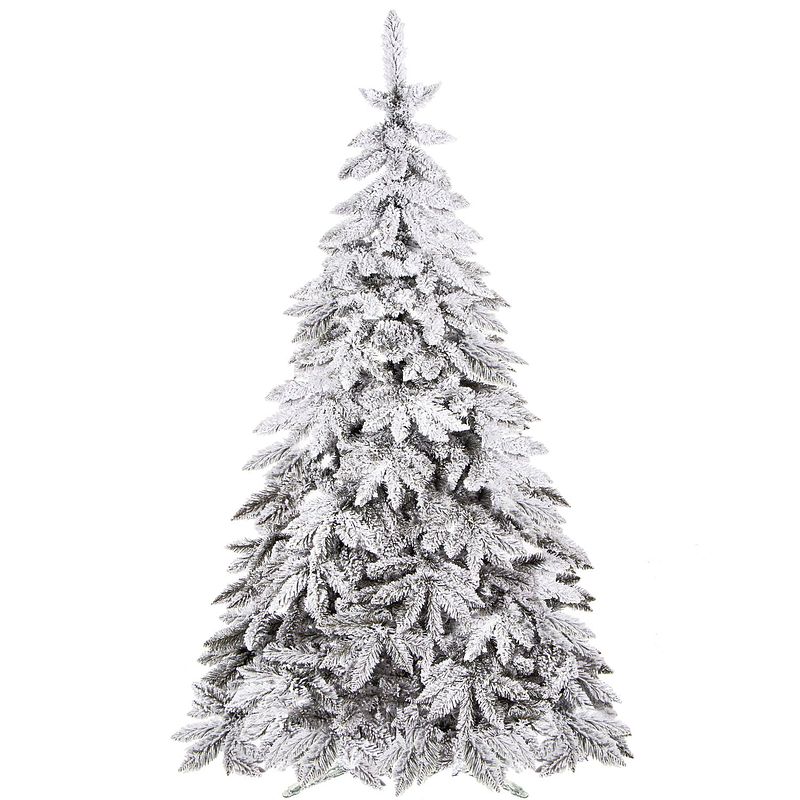 Foto van Kunstkerstboom snowy caucasian spruce 220 cm zonder verlichting