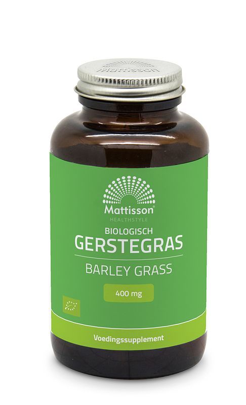 Foto van Mattisson healthstyle gerstegras barley grass tabletten