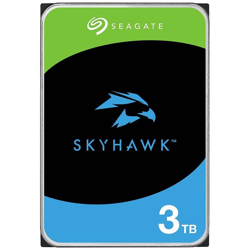 Foto van Seagate skyhawk surveillance 3 tb harde schijf (3.5 inch) sata iii st3000vx015 bulk