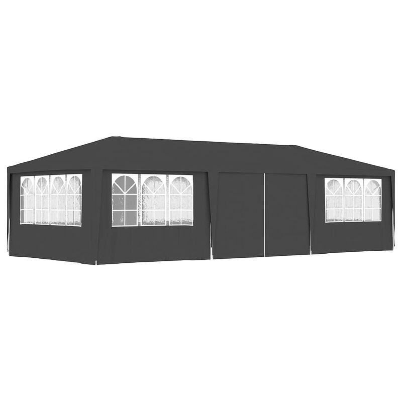 Foto van Vidaxl partytent met zijwanden professioneel 90 g/m² 4x9 m antraciet