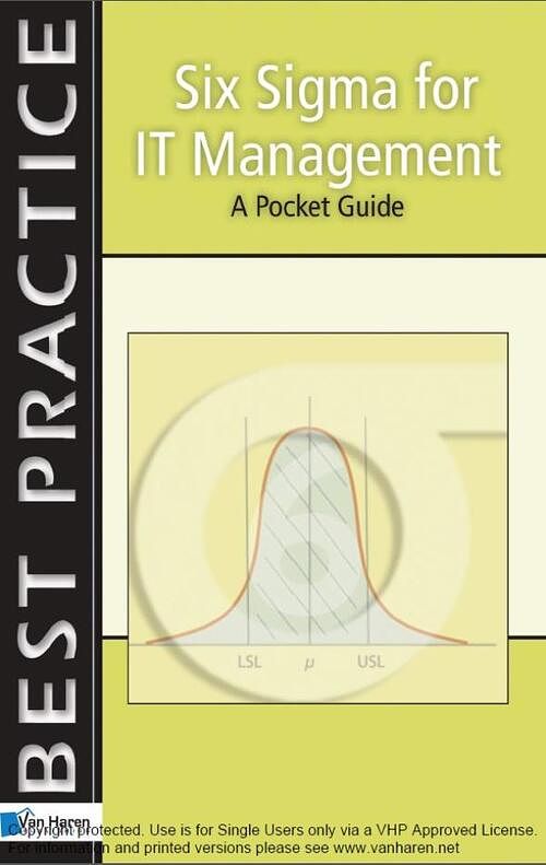 Foto van Six sigma for it management - a pocket guide - sven den boer - ebook (9789401801287)