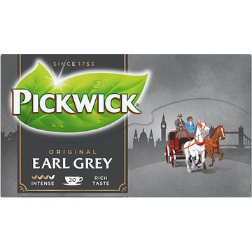 Foto van Pickwick earl grey zwarte thee 20 stuks bij jumbo