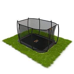 Foto van Avyna pro-line flatlevel trampoline met veiligheidsnet 520 x 305 cm (352) - grijs